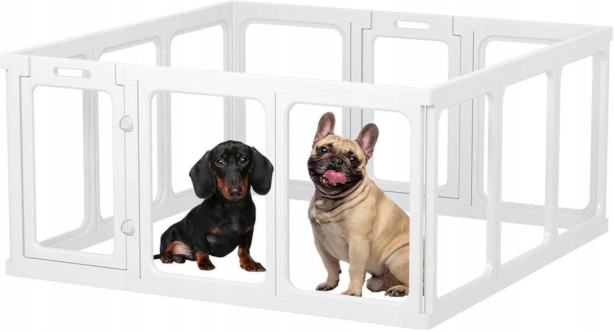 Acrylic playpen PetsLeader transparent 61cm 12 planes