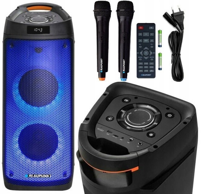 Active Column BLAUPUNKT PB08DB Karaoke BLUETOOTH FM USB + 2 x Microphone