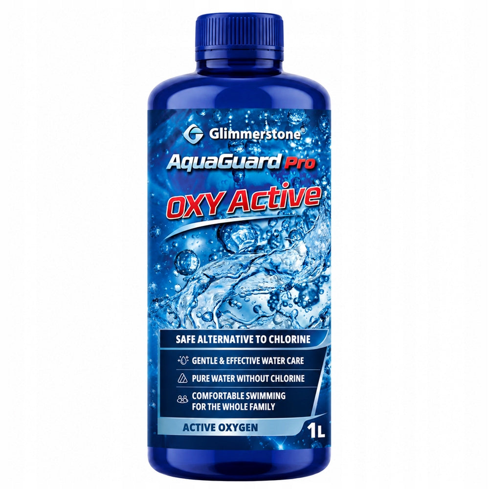 Active Oxygen Liquid for Swimming Pool Jacuzzi SPA DISINFECTION WATER Without Chlorine 1L Packaging status original