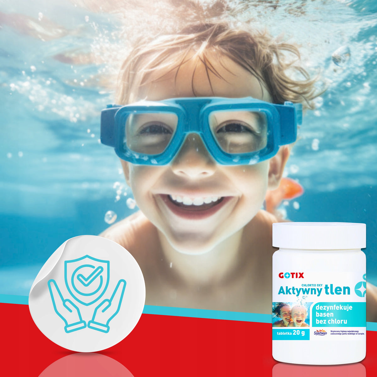 Active Oxygen for Swimming Pool Jacuzzi SPA Chlorine Free Pool Chemistry Tablets 500G Manufacturer code 5905718012015