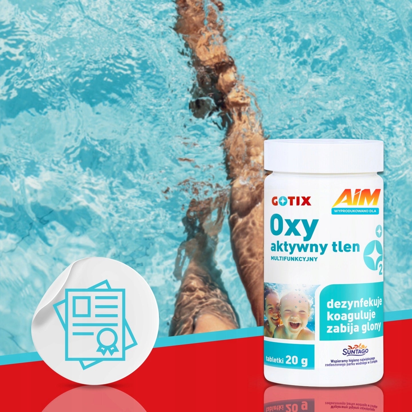 Active Oxygen for Swimming Pool Jacuzzi Tablets Pool Chemistry Multifunctional 1kg Packaging status original