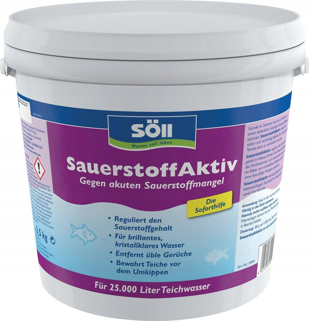 Active oxygen for pond for 25.000l of water -Söll SauerstoffAktiv 2,5 kg