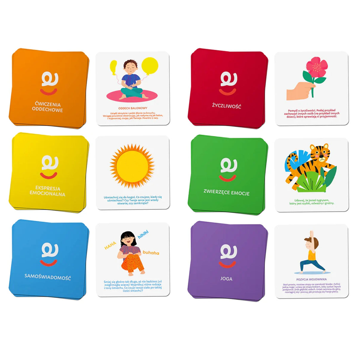 Activity Cube - Mindfulness Card Game for Kids +4 Years 48 CARDS Packaging status original