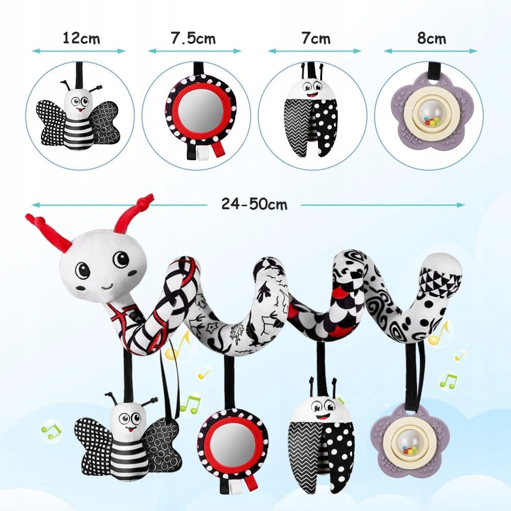 Activity spiral for stroller - sensory rattle 0+ Packaging status original