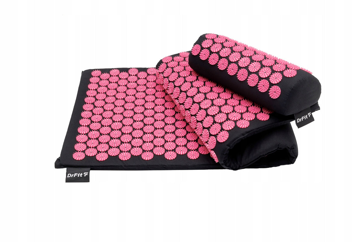 Acupressure Mat with Needles Large 130 cm Cushion Roller Back Massage DrFit Medical device yes