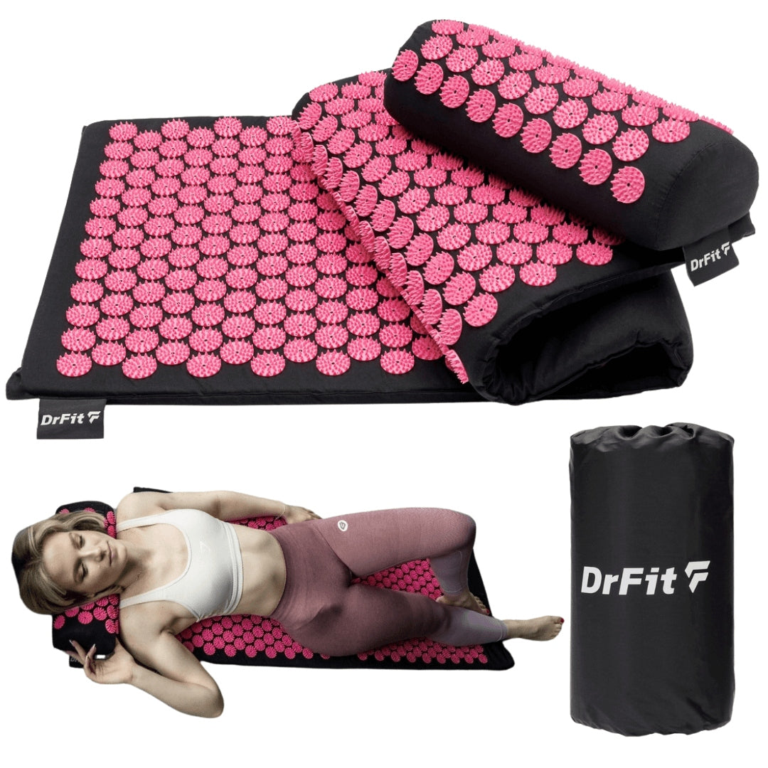 Acupressure Mat with Needles Large 130 cm Cushion Roller Back Massage DrFit