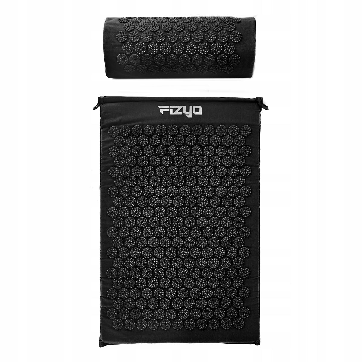 Acupressure Mat with Spikes FIZYO Stimulates Health Massage Black + Pillow Packaging status original