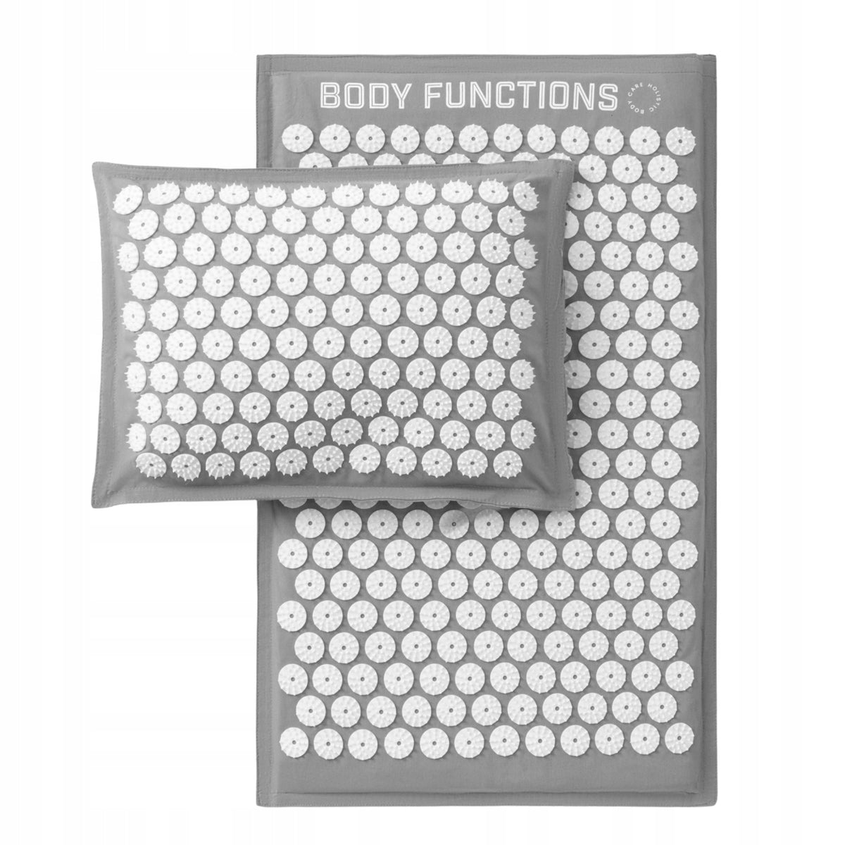 Acupressure Mat with Spikes Pillow RELIEVES Needle Tension Body Functions Packaging status original