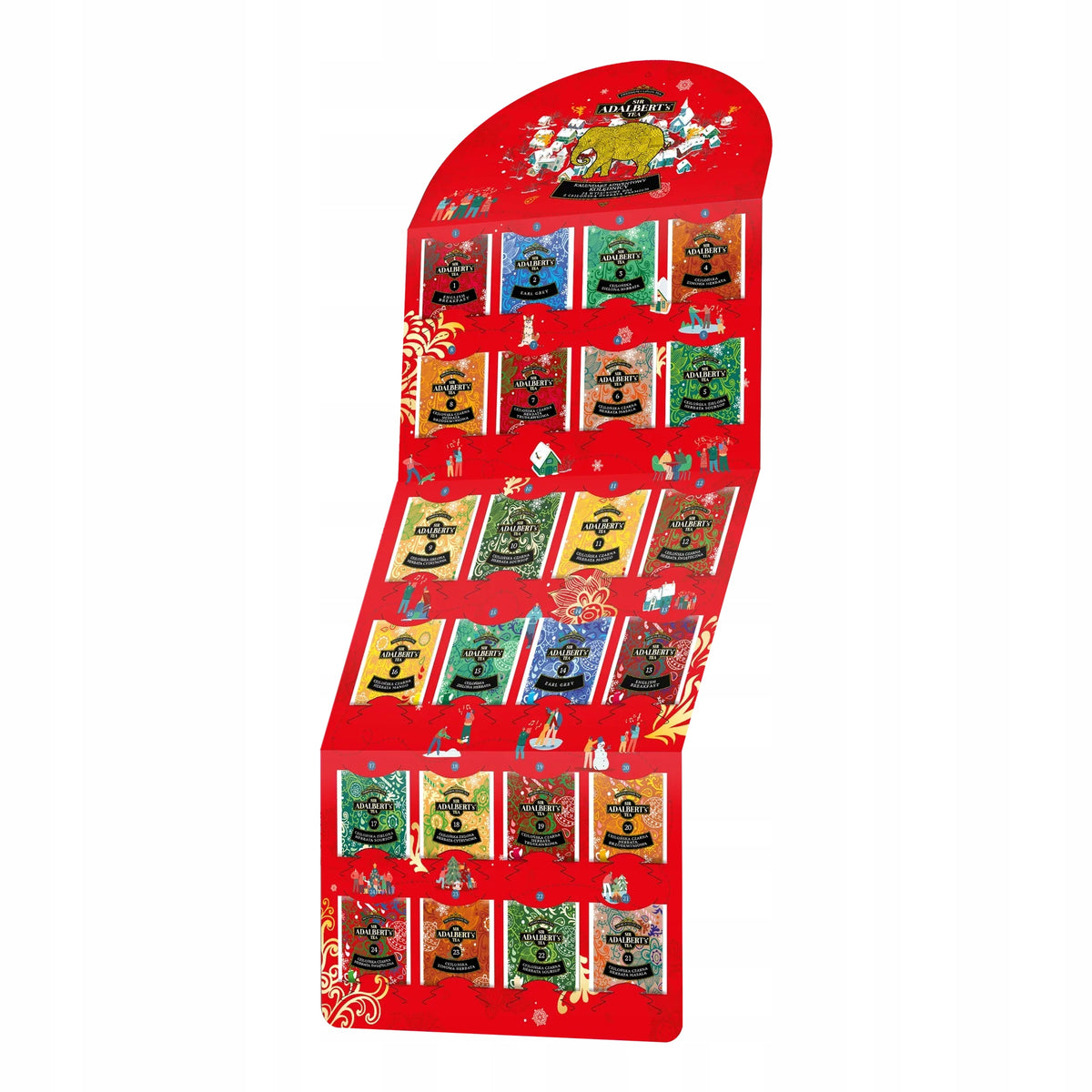 Adalbert's Tea Carols Advent Calendar Tea Sachets 48 g Manufacturer code 4792331005750