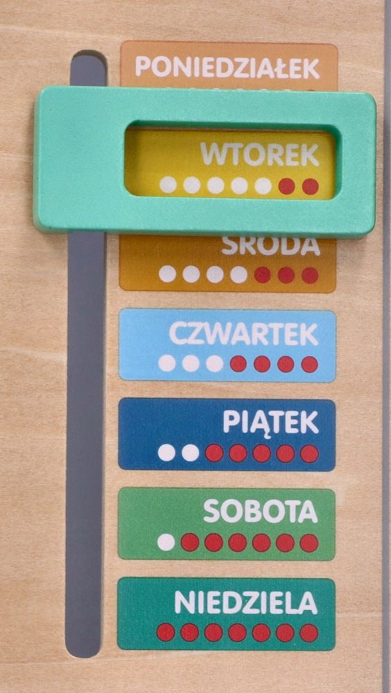Adam Toys Wooden Educational Calendar for Children 34 cm Brand Adam Toys