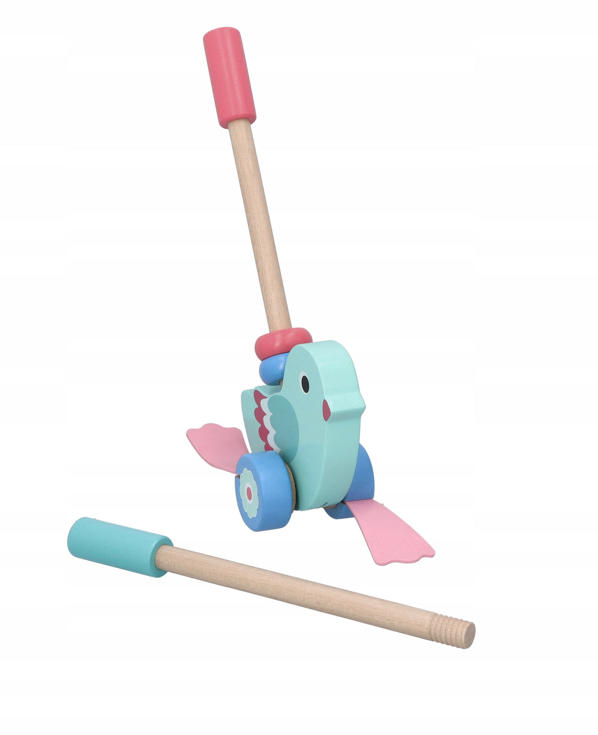 AdamToys Bird Pushing for Walk Twisted Stick Gift for Year