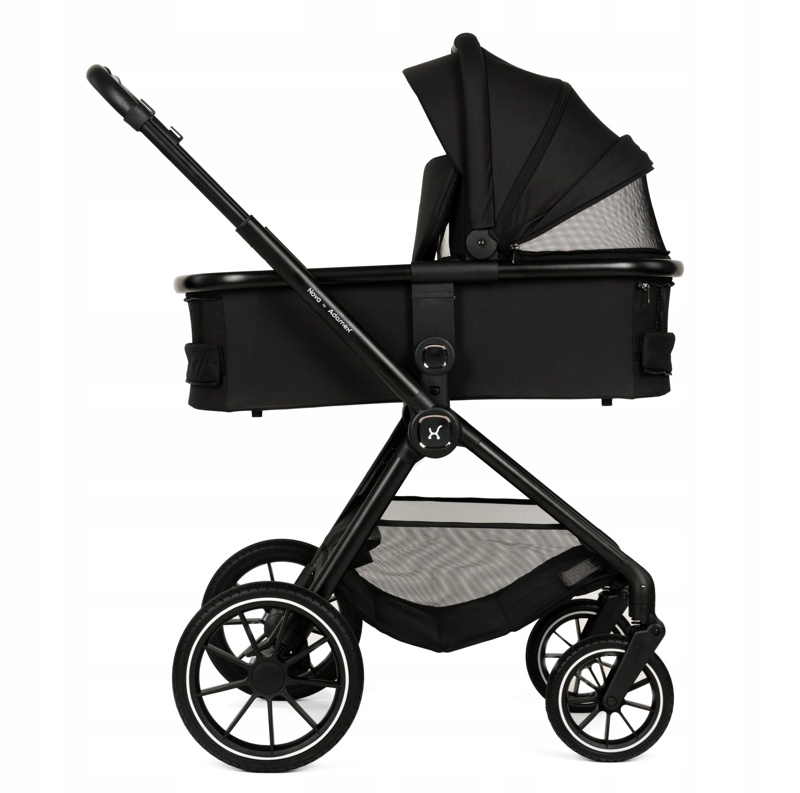 Adamex NOVA BLACK Stroller Multifunctional 2in1 Lightweight 10,2kg Manufacturer code Nova