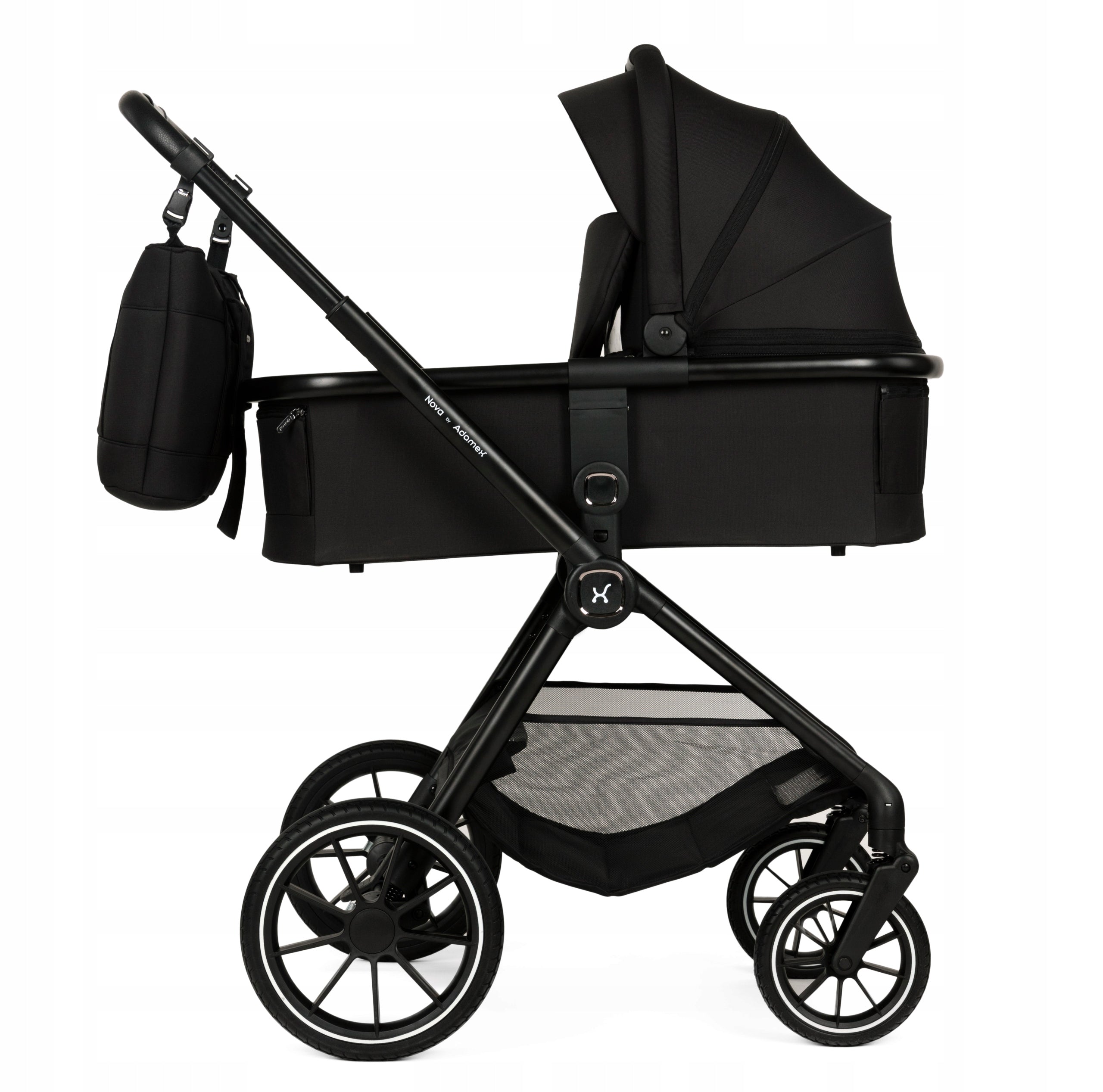 Adamex NOVA BLACK Stroller Multifunctional 2in1 Lightweight 10,2kg Packaging status original