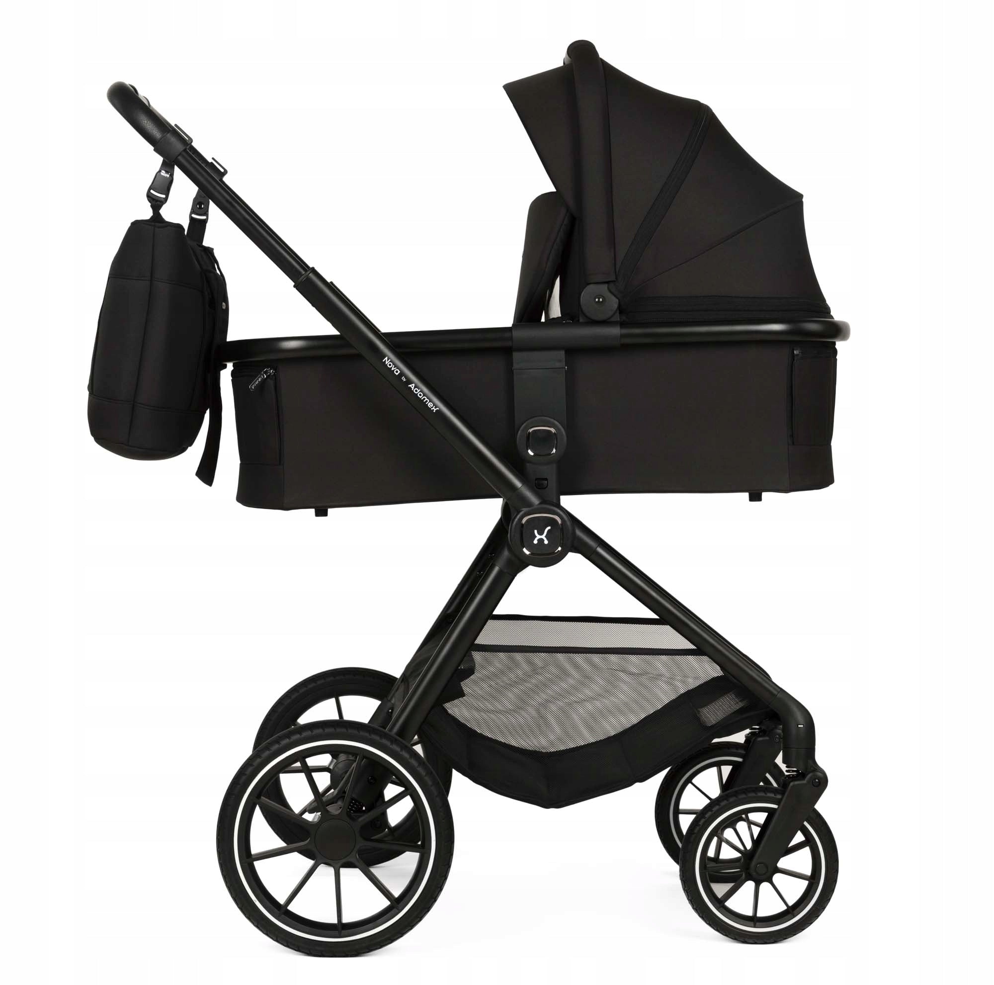 Adamex Nova Black 2in1 Black Compact Multifunction Cart