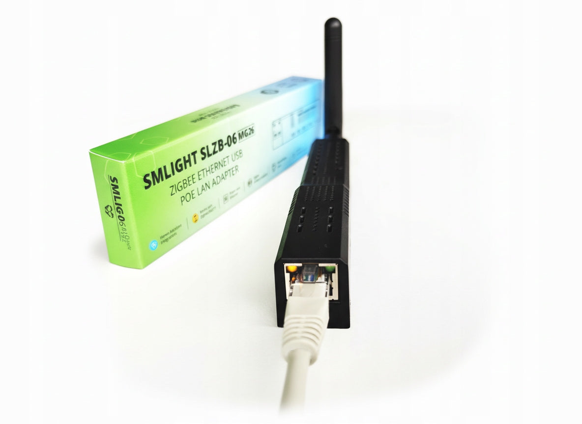 Adapter SLZB-06mg26 Zigbee Gateway EFR32MG26 Ethernet PoE USB LAN WIFI to HA Manufacturer code SLZB-06mg26