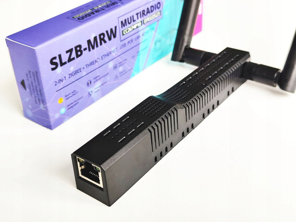 Adapter SMLIGHT SLZB-MRW10 Multiradio PoE Zigbee Thread CC2652P + Z-Wave Manufacturer code SLZB-MRW10