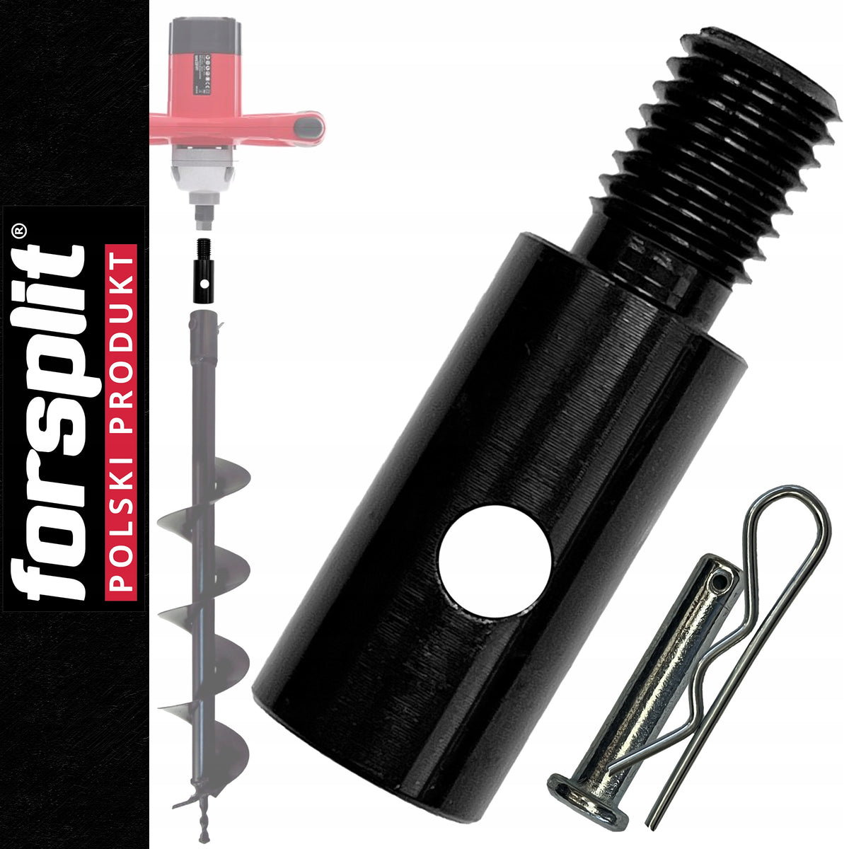 Adapter for agitator - Agitator M14 > Soil drill 20 mm / drill bit