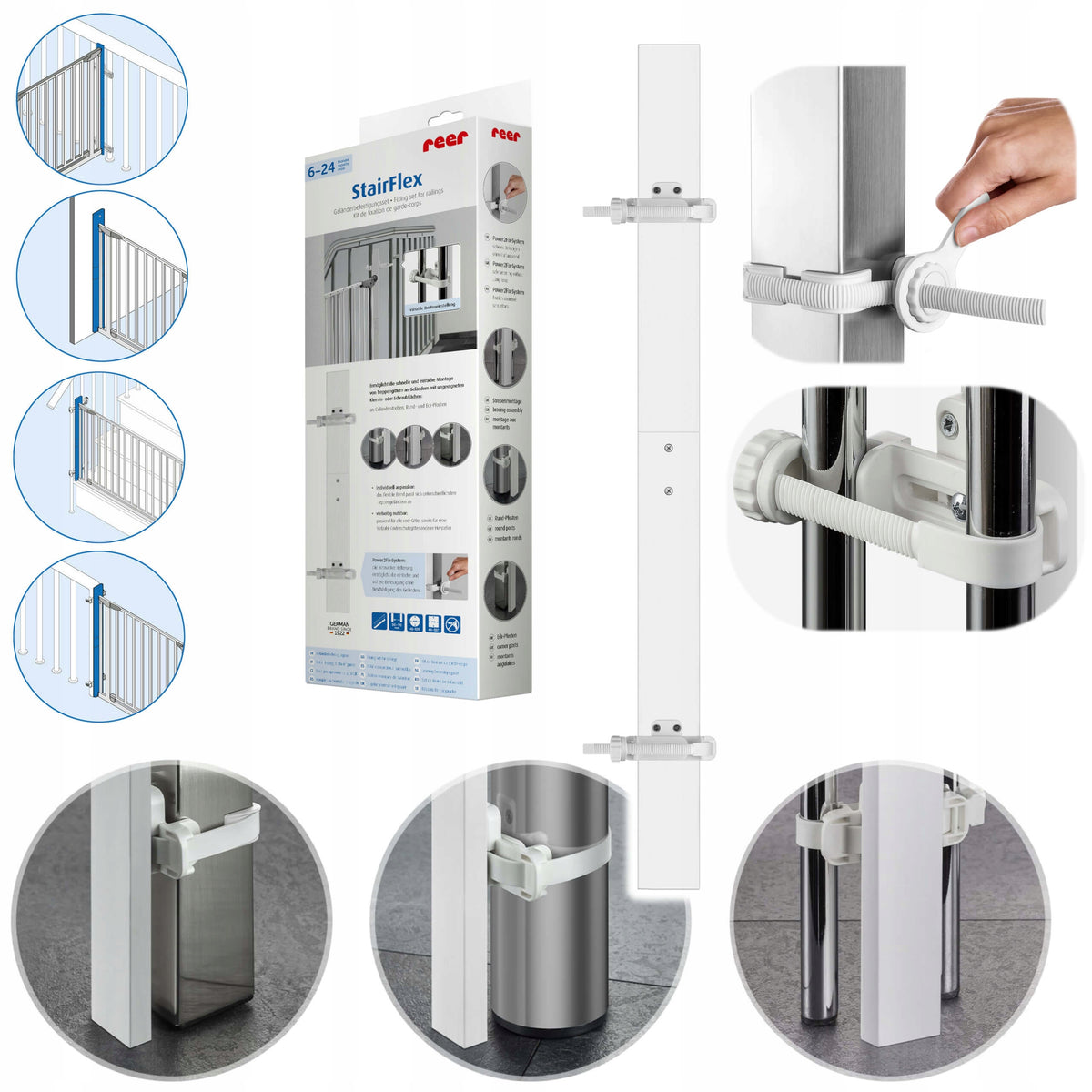 Adapter for gates and railings StairFlex REER