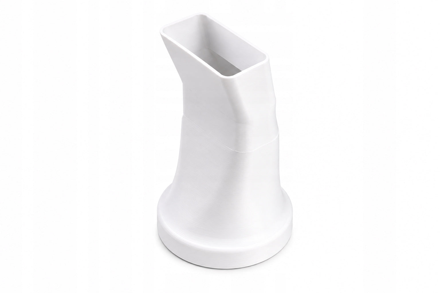 Adapter for portable air conditioner pipe 130 mm oblique window white Manufacturer code ADP_1012