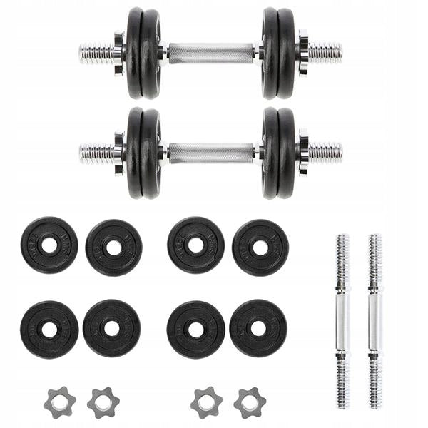Adjustable Dumbbell Weights for Exercise Fitness Cast Iron Loads 2x7kg Manufacturer code 5907695557596