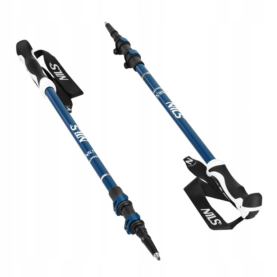 Adjustable Telescopic Nordic Walking Poles For Walking Aluminum Brand Nils