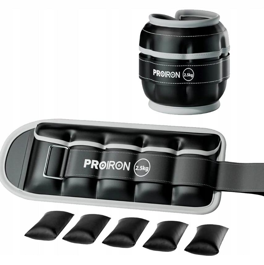 Adjustable Weights for Ankle Legs and Exercise Hands 2x2,5 kg Weights