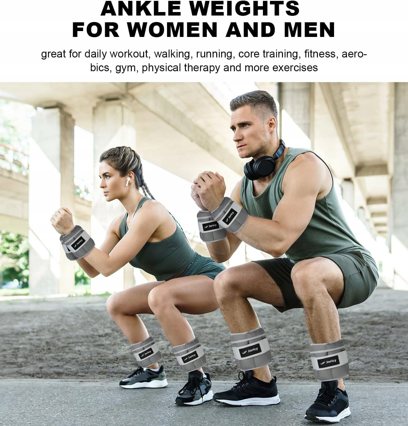Adjustable ankle weights ankle bands for fitness 0,5 to 2,5 kg Weight (mass) 2.5 kg