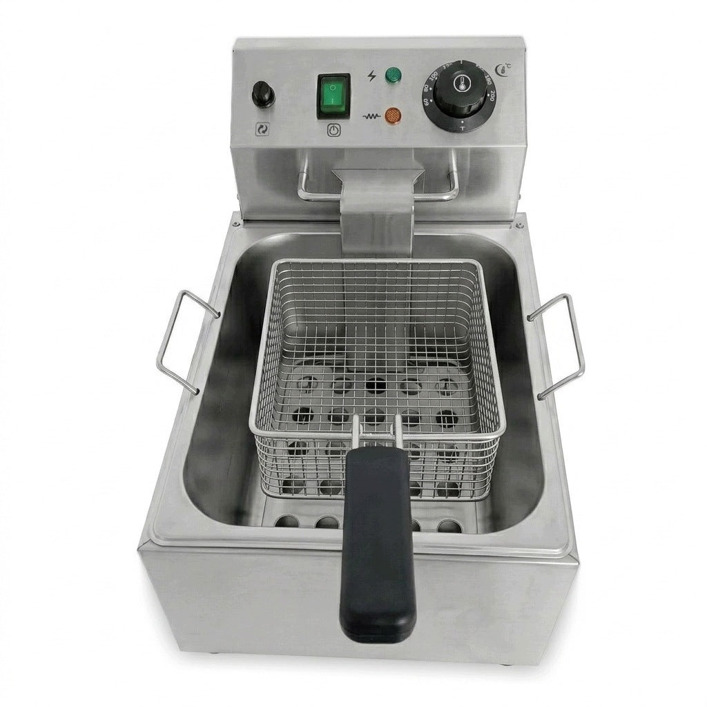 Adjustable electric fryer 6L, 2.5kW, FORNELLO, 230V Packaging status original