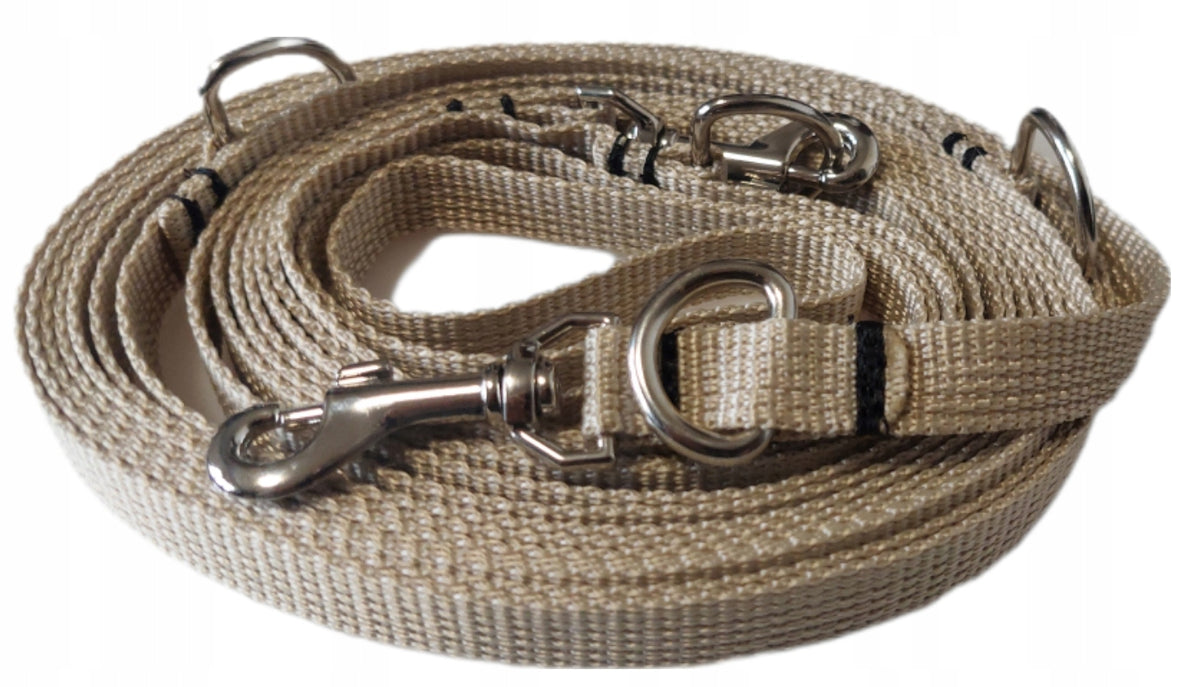 Adjustable lanyard 3,12m 15mm for dog S-M