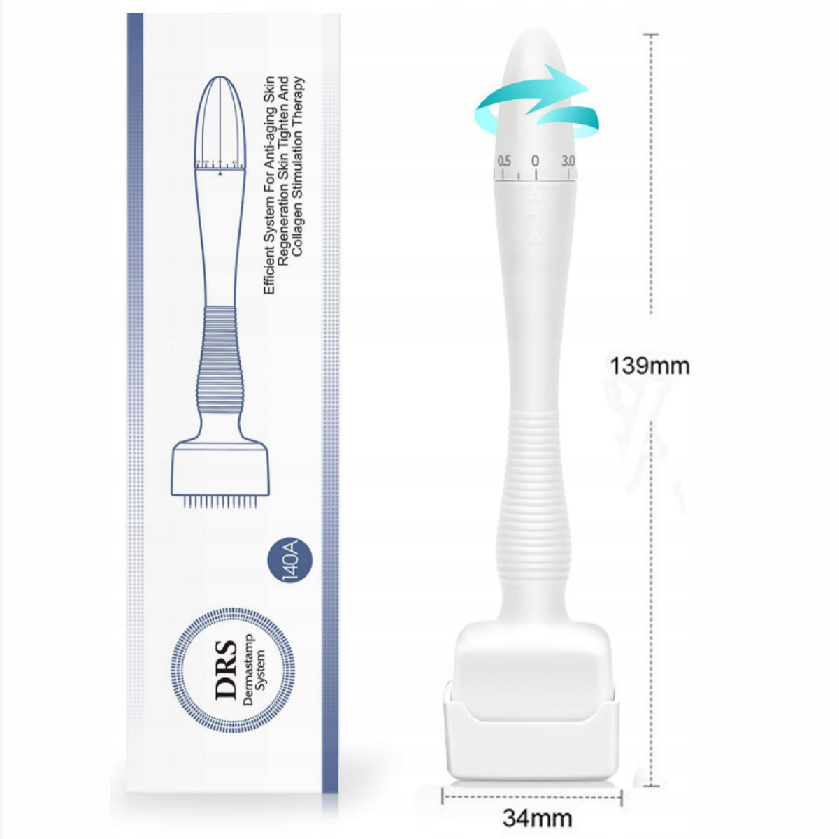 Adjustable micronion stamp DRS140A, titanium needles for skin and head Packaging status original