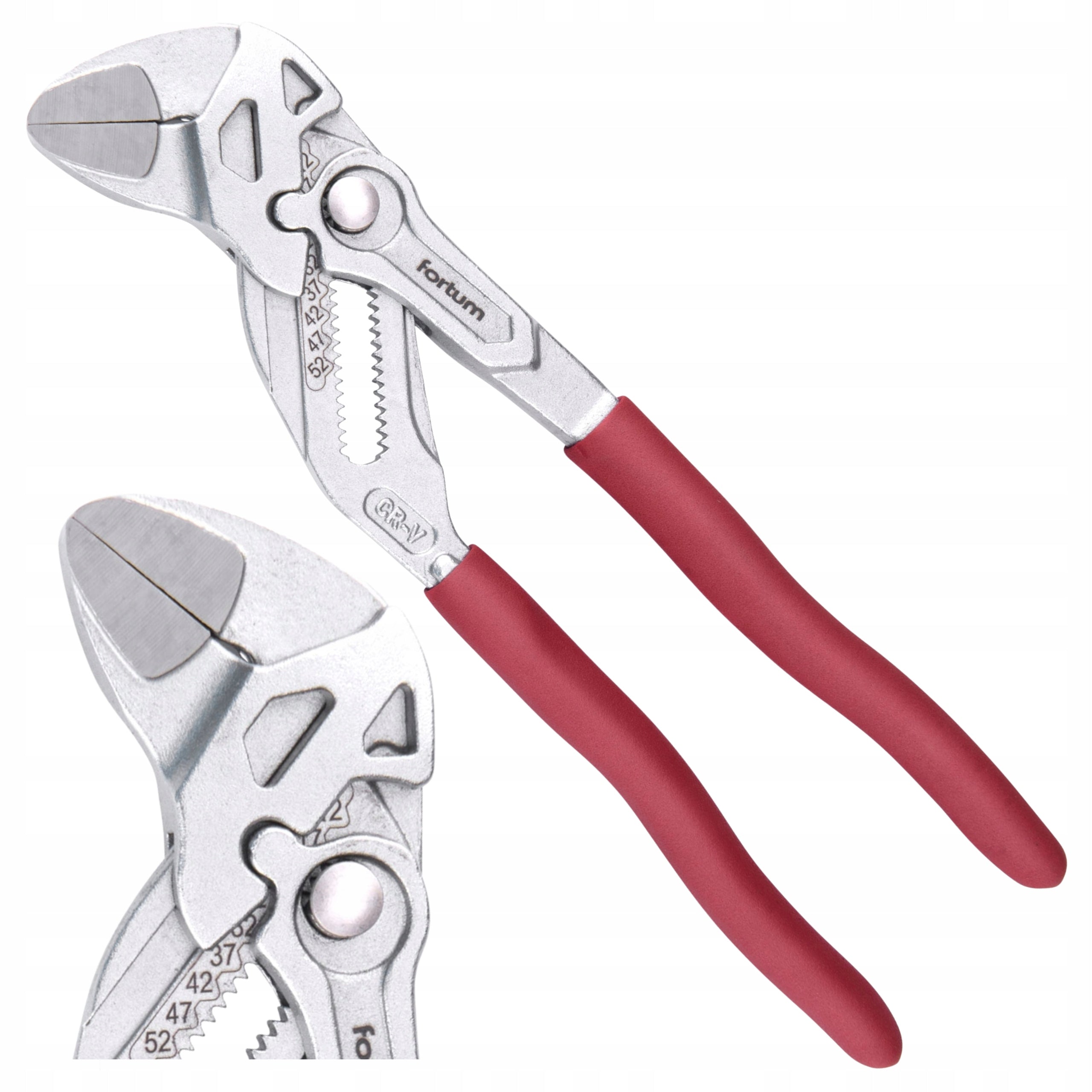 Adjustable pliers 260mm pipe wrench range 0-52mm CrV Swedish