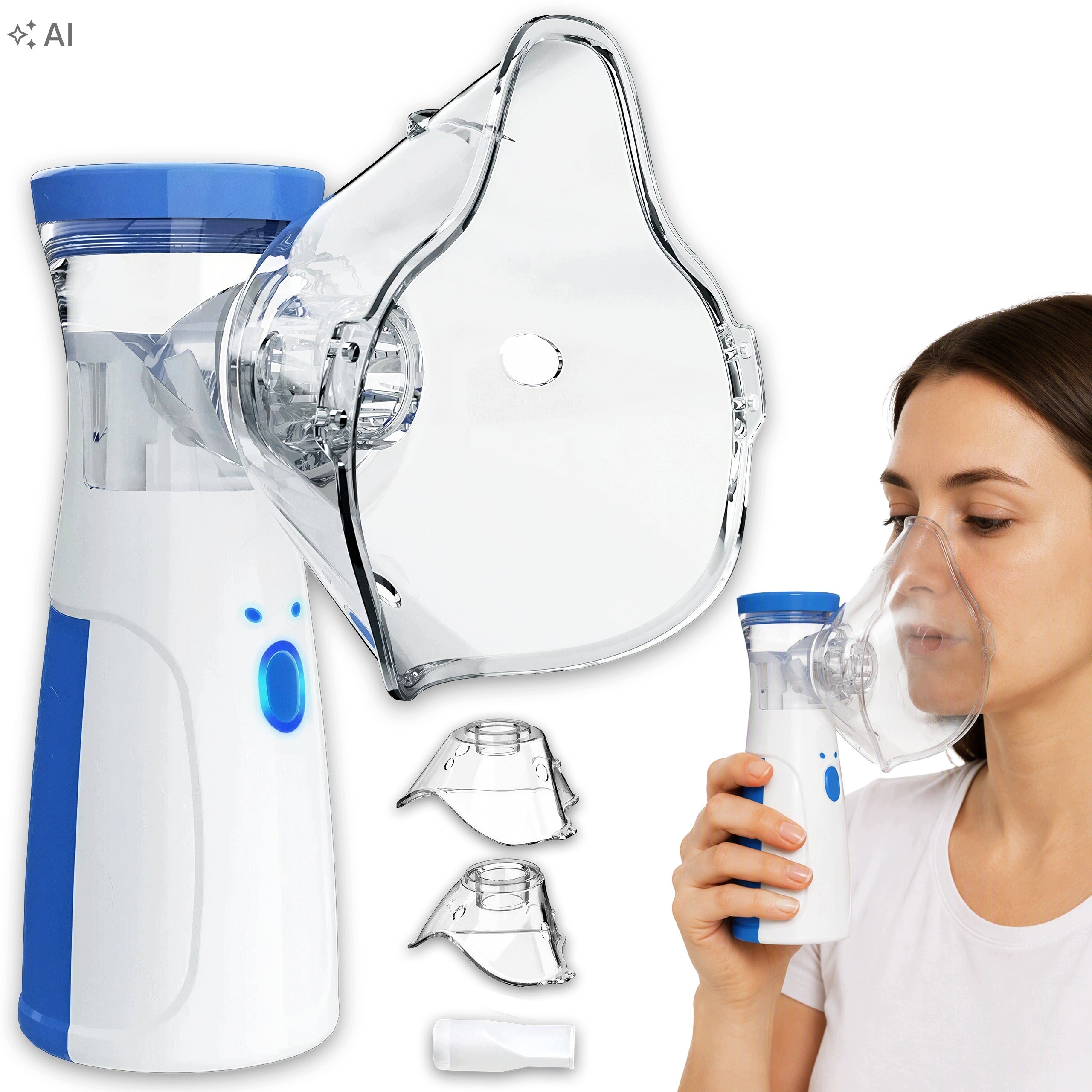 Adult Children Nebulizer Inhaler Portable Mesh Quiet Mesh