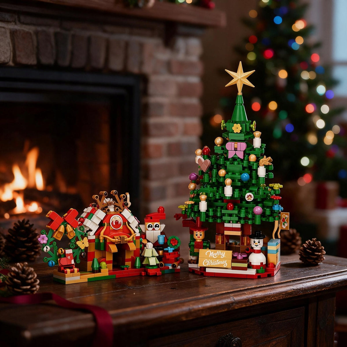 Advent Calendar Christmas Building Block Set Building Toy Brand no brand
