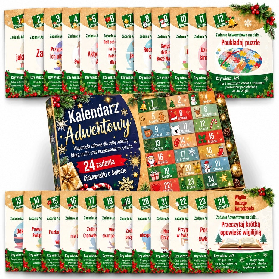 Advent Calendar Gift For Man Task Set For Him 24pcs