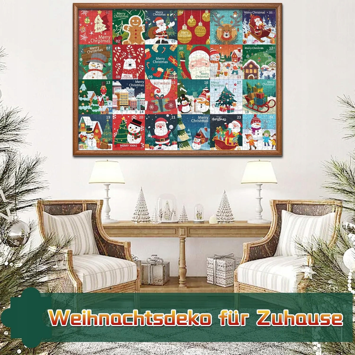 Advent Calendar Puzzle Christmas Puzzle 1008 Pcs Manufacturer code 49216
