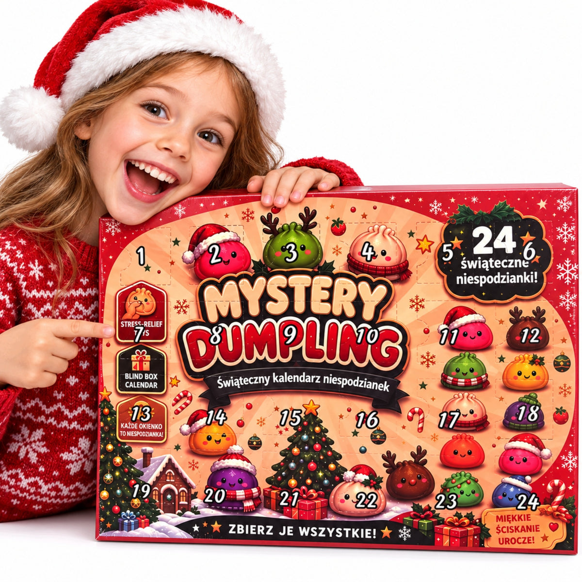 Advent Calendar Squishies Squishy 3D 24 Days Christmas Set MULTIBOX Manufacturer code KALENDARZ ADWENTOW WESJA PL DROBIAZGARNIA
