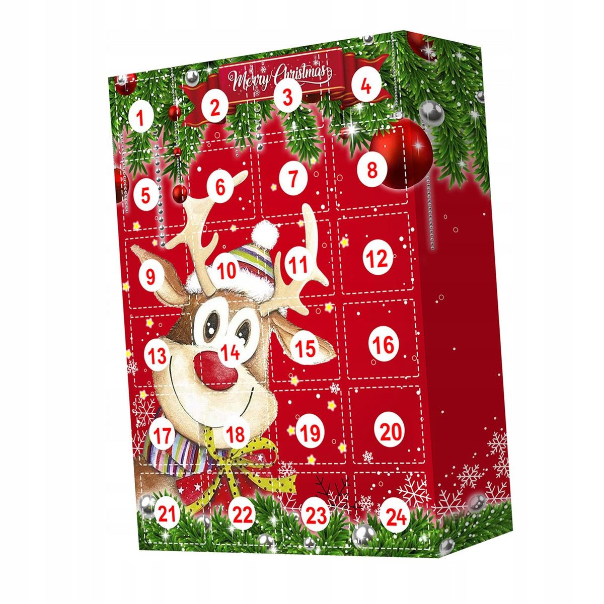 Advent Calendar Standing Christmas Tree with Jewelry 24 Days Brand no brand