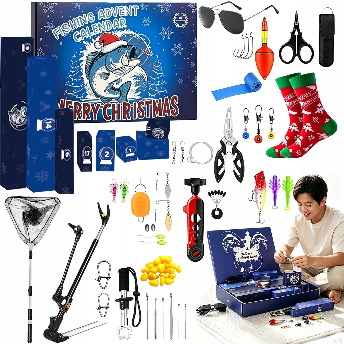 Advent Calendar for Fishermen - 24 Surprises