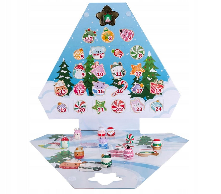 Advent calendar Squish a longs 24 Mini Squish perfect for gift Manufacturer code SQAL0162
