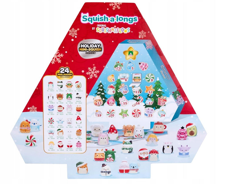 Advent calendar Squish a longs 24 Mini Squish perfect for gift Packaging status original