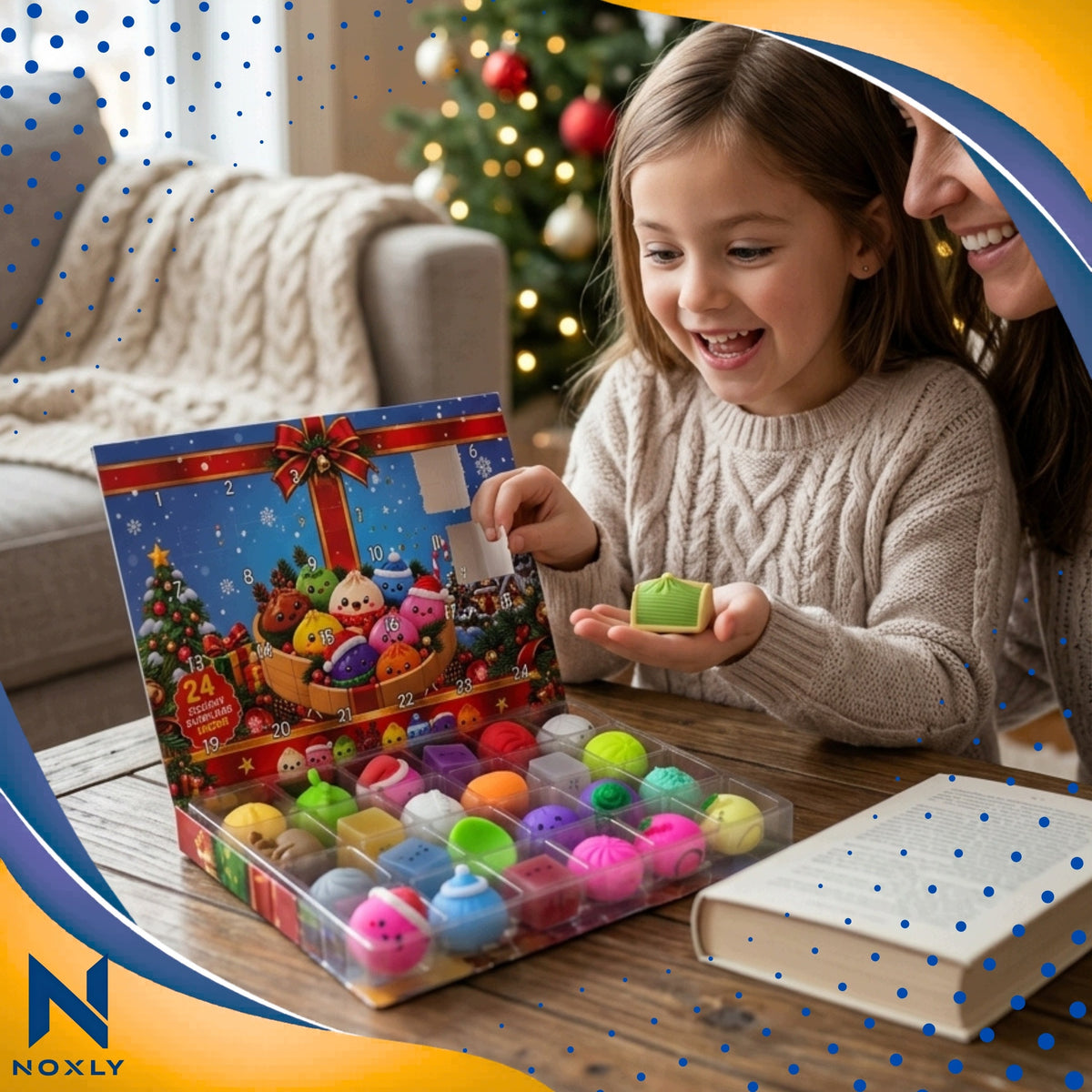 Advent calendar Squishy 24 squishies windows with a surprise for a child Packaging status original