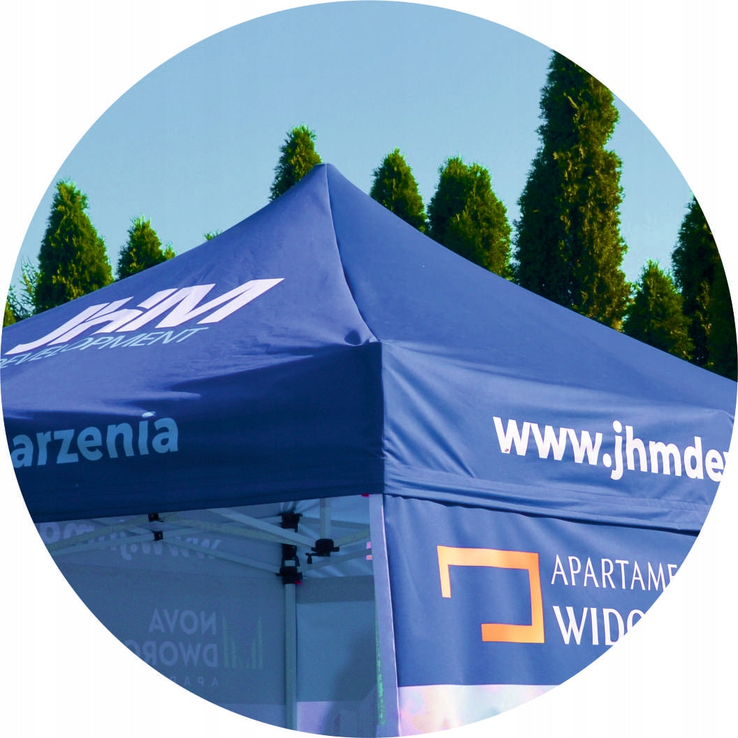 Advertising tent express print full 3x3m - 3 wall printing, aluminum EAN (GTIN) 5904157603815