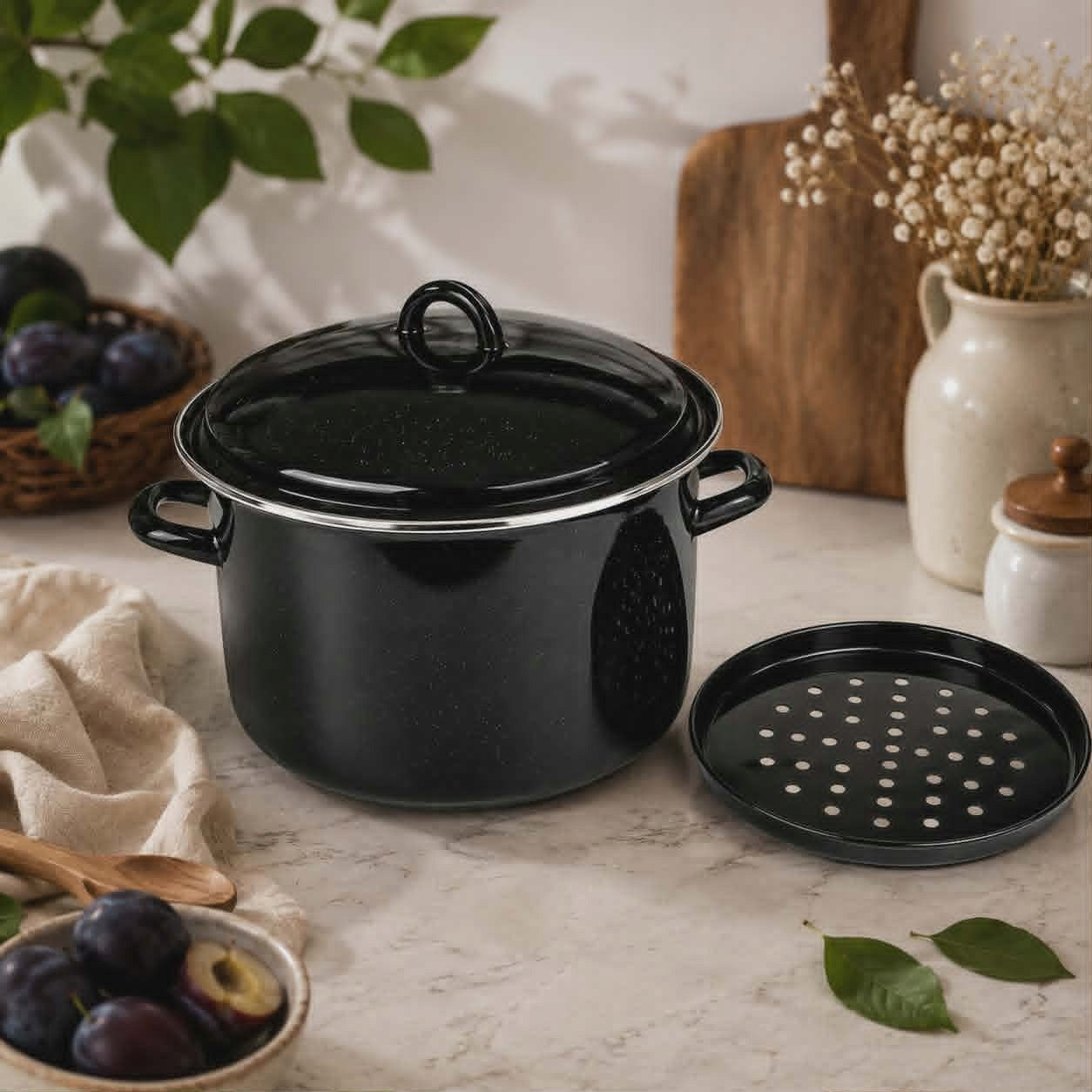 Afterdulgence ENAMEL pot for pasteurization jars 15 L 30 cm