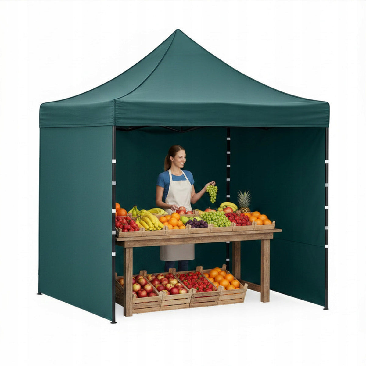 Aga Express Commercial Tent 3x3m Green Garden Pavilion Folding Market