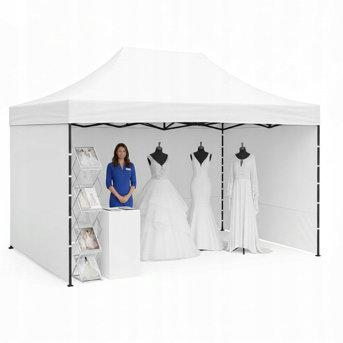 Aga Express Commercial Tent 3x4,5m White Market Pavilion Folding Garden