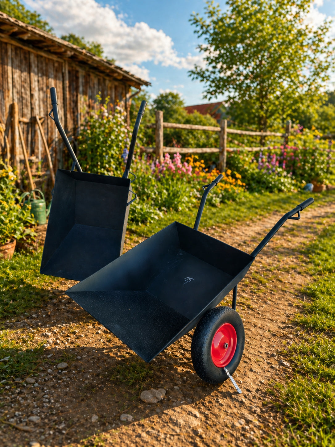 Agricultural Construction Wheelbarrow 85 L / 2,0 mm sheet thickness Kind wheelbarrow