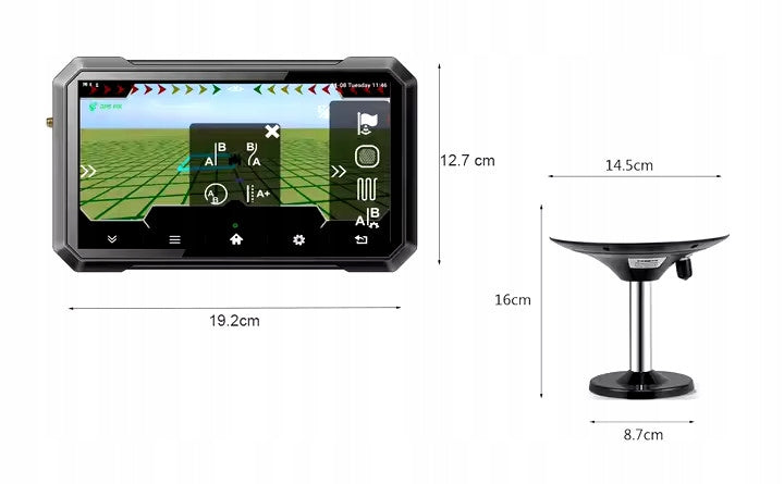 Agricultural Navigation Tractor Navigator 7" RICOELNAV ULTRA APP IP66 Brand no brand