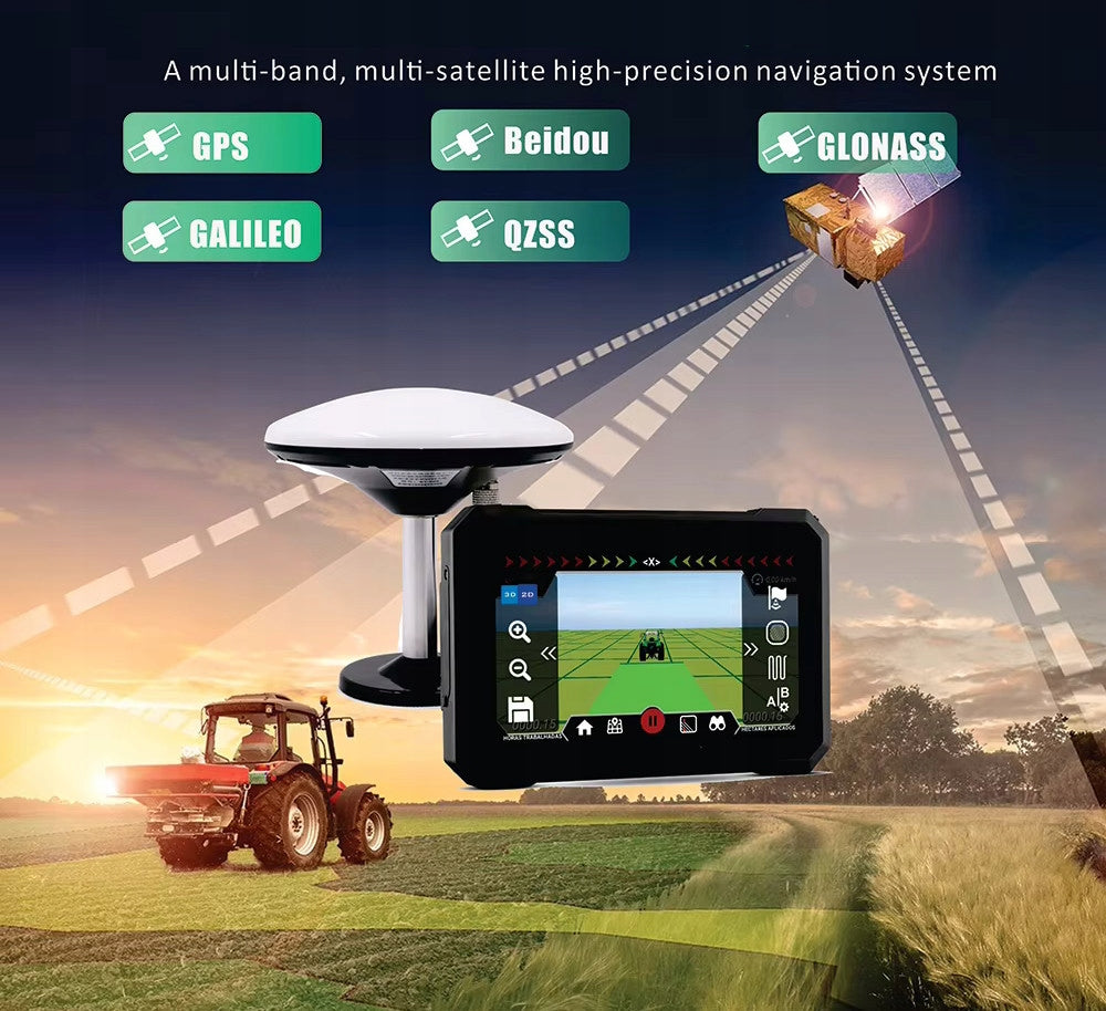 Agricultural Navigation Tractor Navigator 7" RICOELNAV ULTRA APP IP66 Model TG-7R