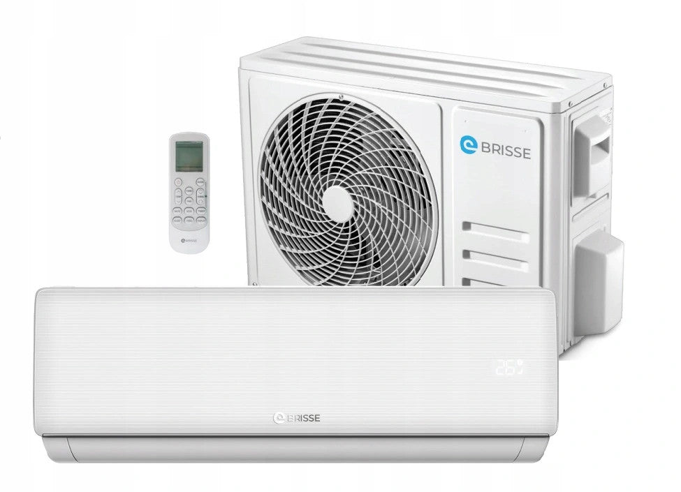 Air Conditioner Brisse 3,5kW Air Conditioning Heating WiFi Module Efficient Powerful Kind on-wall