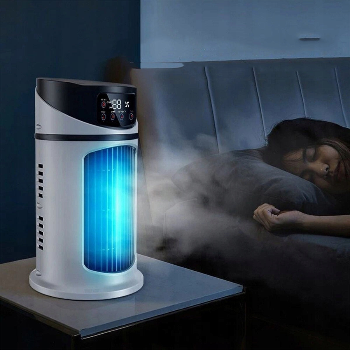 Air Conditioner Mini Room Portable Room Climate Small Windmill Product width 15.5 cm